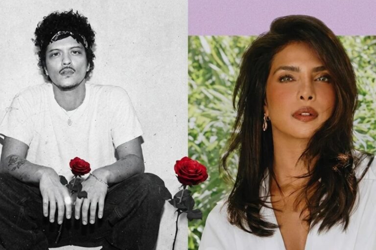 Bruno Mars and Priyanka Chopra